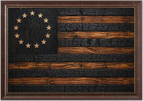 Miniatura 33 de DECORARTS - Arte de pared rústico de la bandera del estado de Arizona, fabricado en Estados Unidos, impresión de lienzo giclée de archivo, lienzo