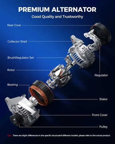 Miniatura 4 de KAX New 7790N Alternator 95A Compatible with F-150 1997-2002, E-350 Super Duty 1999-2006, E-250 2003-2006, F-250 Super Duty 1999-2001, E-350