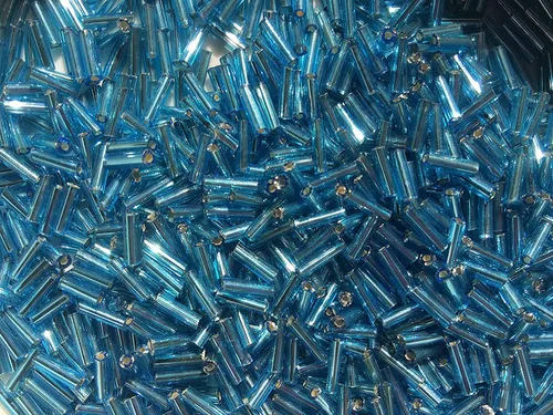 Miniatura 12 de Cuentas de corneta checa 40 gr / 1.4 oz Tubo de vidrio tamaño #3 0.276 in (mezcla surtida)