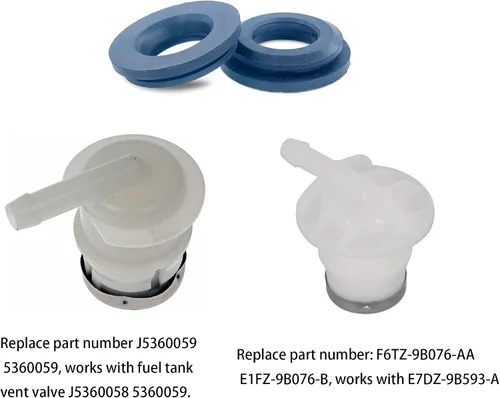 Miniatura 3 de 2 piezas de juntas de válvula de ventilación de tanque de combustible compatibles con Cherokee XJ, Comanche MJ, Grand Cherokee ZJ, Wagoneer