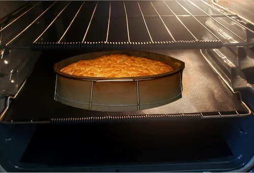 Miniatura 6 de Revestimientos de horno antiadherentes para la parte inferior del horno eléctrico, gas y microondas, 500F, fácil de limpiar, fibra de teflón PTFE