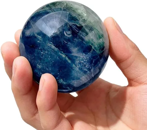 Miniatura 12 de 4-5cm/1.57-1.96 pulgadas - Esfera de cristal de amatista natural pulida a mano, esfera decorativa de cristales curativos, bola de cristales