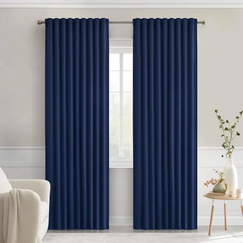Miniatura 82 de MIULEE Cortinas opacas con pestaña trasera de 63 pulgadas de largo, juego de 2 paneles para sala de estar, dormitorio, privacidad, bolsillo