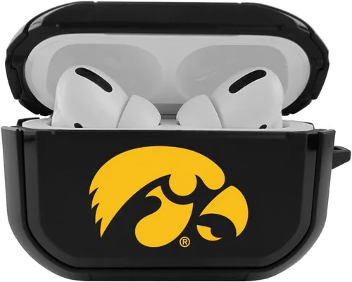Miniatura 22 de Funda negra duradera para Apple AirPods Pro (1ª/2ª generación) con mosquetón - Alabama Crimson Tide