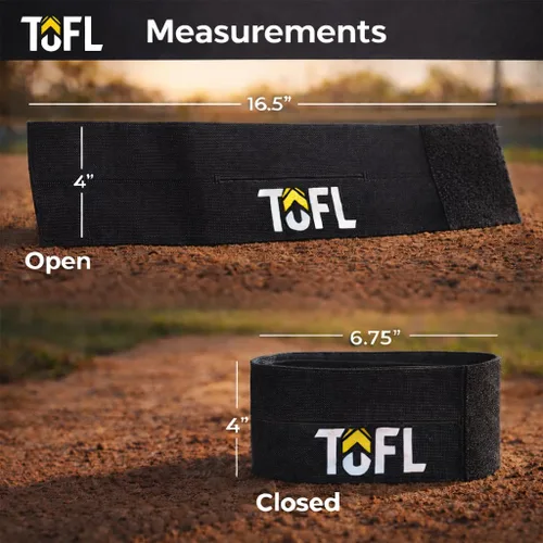 Miniatura 6 de TOFL Banda de guante de béisbol para moldear guantes Correa elástica con cierre ajustable para formar y almacenar bolsillos Accesorio de cuidado