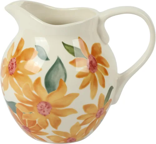 Miniatura 9 de Bloomhouse - Dos veces ganador de las Cosas Favoritas de Oprah - Juego de vajilla de gres con cuencos dobles pintados a mano con flores Posy Posy