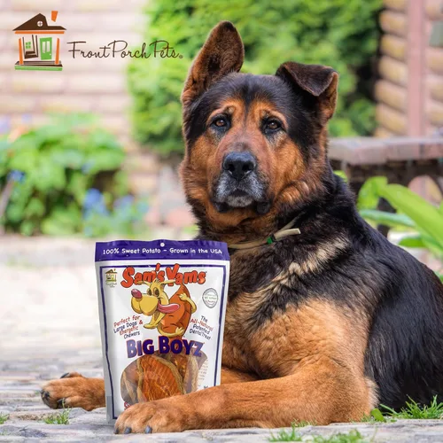 Miniatura 7 de Sams Yams Golosinas de batata para perros, golosinas saludables para perros grandes – Golosinas para perros dulces hechas en Estados Unidos
