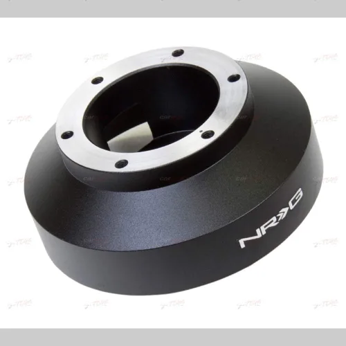 Miniatura 5 de NRG Innovations NRG-SRK-101H Racing Style, Adaptador de buje corto de liberación rápida para volante, patrón de pernos 6 X 70mm, cuerpo negro
