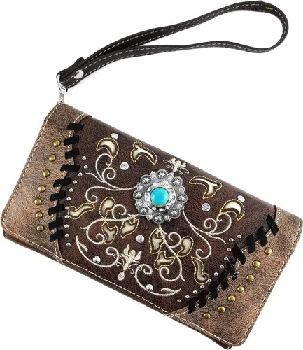 Miniatura 6 de Zelris Spring Bloom Western Concho - Juego de bolso de mano para mujer