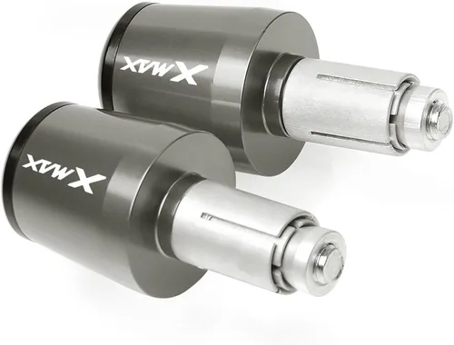 Motorcycle for Y&AMAHA Xmax 300 X MAX 125/200/250/400 22mm Motorcycle for Xmax Logo Handle Grip Bar Ends Motorbike Handlebar Grips Ends (Color :