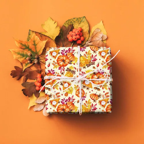 Miniatura 6 de Whaline Paquete de 12 piezas de tela de algodón de otoño de 18 x 22 pulgadas, acuarela, calabaza, arce, girasol, cuartos, acolchados, telas