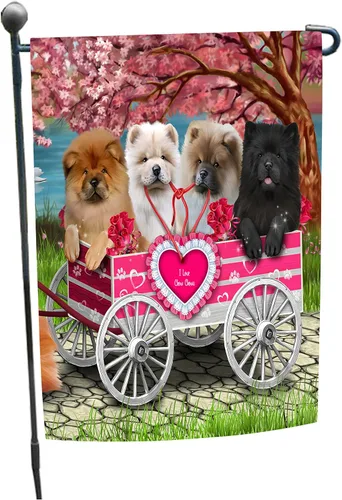 Miniatura 17 de Doggie of the Day Chow Chow Dogs Garden Flags - 4th of July Independence Day - Double Sided- Yard Porch Lawn Spring Decorative Gift - Home Decor 12