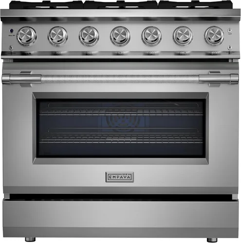 Miniatura 3 de Empava Cocina de gas de horno individual deslizante de estilo profesional de 30 pulgadas y 4.2 pies cúbicos con 4 quemadores sellados ultra altos