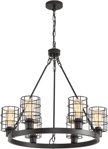 Miniatura 13 de Lámpara Colgante Tejida Candelabro Bohemio, Luces Colgantes de Ratán Isla de Cocina, Iluminación Colgante de Granja con Pantalla de Mimbre Tejida a