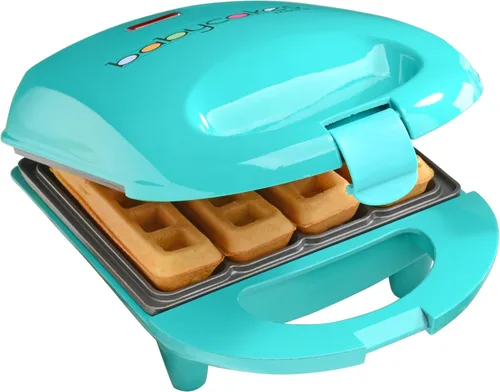 Babycakes Mini Waflera de palitos de gofres de Select Brands - Mini Waflera de palitos de gofres para el desayuno - Cuenta con revestimiento