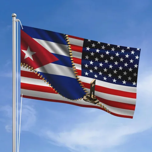 Miniatura 16 de Bandera de Estados Unidos y Colombia Colombiana Banderas para exteriores de 3 x 5 pies, tres capas de tela de costura de doble cara, impresión de 3