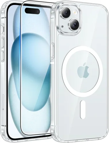 Miniatura 363 de FNTCASE - Funda para iPhone 16 Pro: magnética, mate, translúcida, de grado militar, protectora contra caídas, resistente, fina, duradera y a prueba