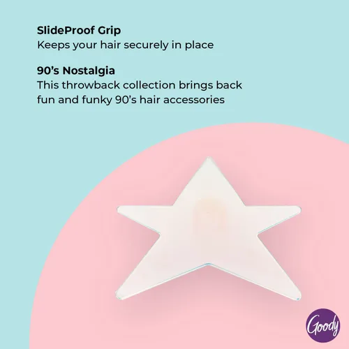Miniatura 6 de Goody Nostalgia - Pinza de garra grande con forma de estrella, 1 unidad, agarre seguro para mujeres, hombres, niños y niñas, accesorios cómodos