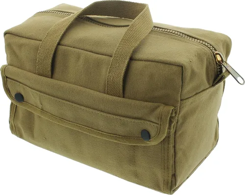 Miniatura 14 de Bolsa de herramientas de lienzo resistente, bolsa de transporte de campo militar, bolsa de almacenamiento de suministro de propósito general
