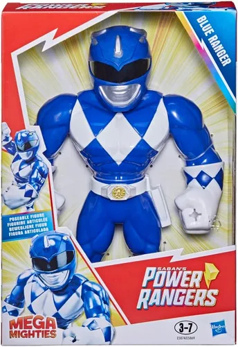 Miniatura 3 de Power Rangers Playskool Heroes Mega Mighties Blue Ranger Marrón/a