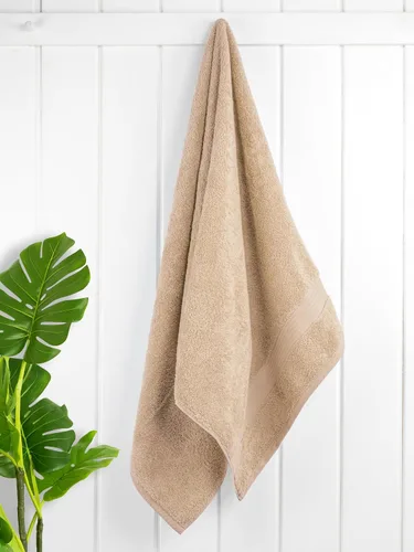 Miniatura 2 de Cotton Paradise 4 piezas de toallas turcas para baño, juego de toallas extra grandes suaves y afelpadas para baño, color beige