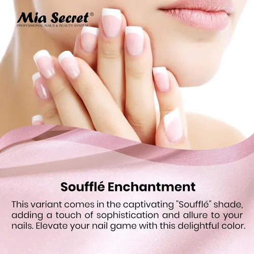 Miniatura 6 de Mia Secret Tratamiento de uñas en gel con vitamina E y calcio, 0.5 fl oz, esmalte de uñas con vitamina E y calcio, gel de reparación y Souffé