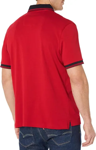 Miniatura 2 de Nautica Men's Short Sleeve 100% Cotton Tipped Polo Shirt
