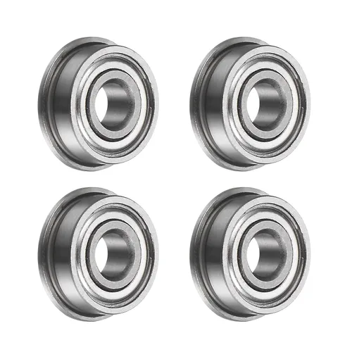Miniatura 28 de uxcell Rodamiento de bolitas con bridas F683ZZ, 20pcs 0.118x0.276x0.118 in Acero cromado doble blindado ABEC1 cojinetes de brida