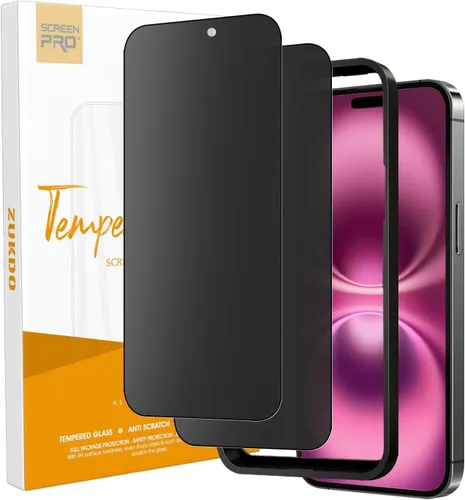 Miniatura 16 de Protector de pantalla de privacidad mate para iPhone 14 Pro Max de 6.7 pulgadas con protector de lente de cámara, cobertura completa, antirreflejos