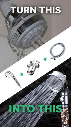 Miniatura 5 de MineralStream Cabezal de Ducha Iónico 2.0 Cabezal de Ducha de Alta Presión que Ahorra Agua con Perlas de Filtro Cabezales de Ducha Spa de Agua