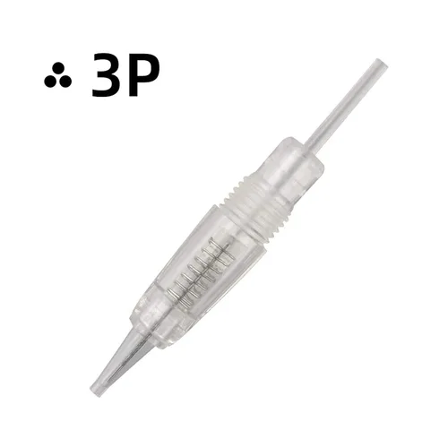 Miniatura 2 de Tatuaje Maquillaje Permanente Máquina Pluma Agujas Suministros (10pcs/Set) P-J094 (3P/3R)