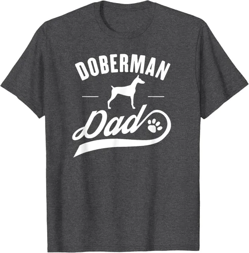 Miniatura 34 de Doberman Dad - Camiseta para amante del dueño del perro, Negro, S