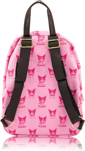 Miniatura 3 de Fast Forward Sanrio Kuromi and My Melody Mini mochila para niñas Mochila de piel sintética con Kuromi y My Melody Bolsa de viaje pequeña