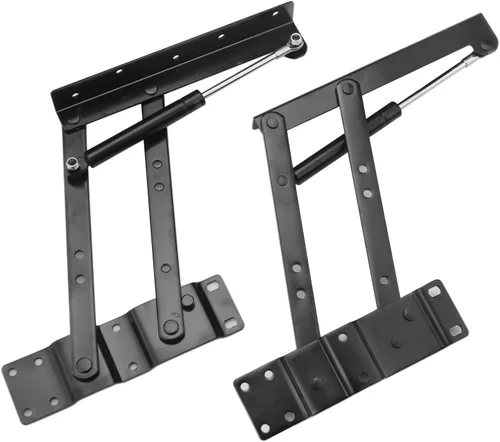Miniatura 4 de 1 par de bisagras plegables y de elevación, bisagra hidráulica de elevación de alta resistencia para hardware de mecanismo del hogar, herramienta