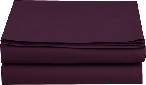 Miniatura 45 de Elegant Comfort Sábana plana premium de 1 pieza de calidad hotelera, lujosa y más suave, 1500 hilos, ropa de cama sábana plana de calidad egipcia