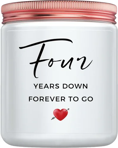 Miniatura 10 de Un año, 1º, 1 año, regalo de vela de primer aniversario para él, su pareja, el mejor regalo romántico de aniversario de papel para novia, novio