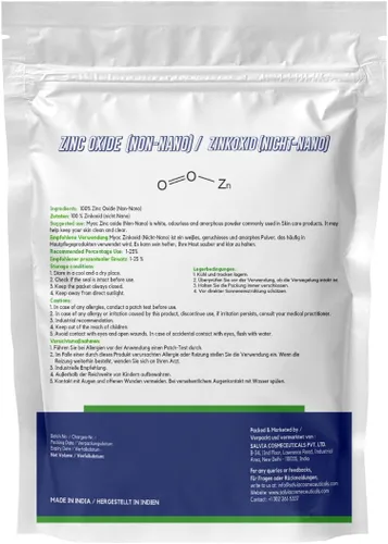Miniatura 2 de Polvo de óxido de zinc, grado cosmético, 2.11 onzas, ingrediente mineral para el cuidado de la piel, jabones y formulaciones cosméticas de bricolaje