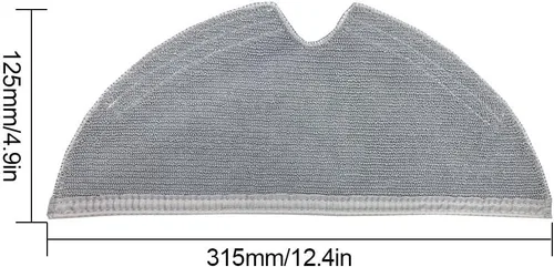 EtliN Cepillo principal/lateral Trapeador Paños Filtro Hepa Compatible con Xiaomi Dreame D9 Bot L10 Pro Compatible con TROUVER LDS Finder Robot
