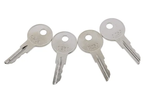 Miniatura 4 de JEENDA 4 llaves de encendido C250 reemplazan 089216-001 170151-001 compatibles con carretilla elevadora Crown Ford/New Holland Massey Ferguson