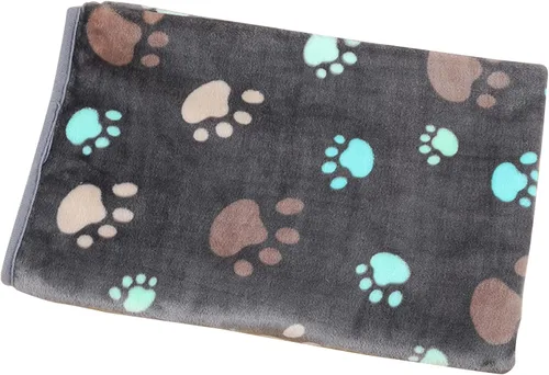Miniatura 12 de DOOVID Manta para mascotas, suave y esponjosa de forro polar para mascotas, manta de franela para perros y gatos, manta para mascotas con estampado