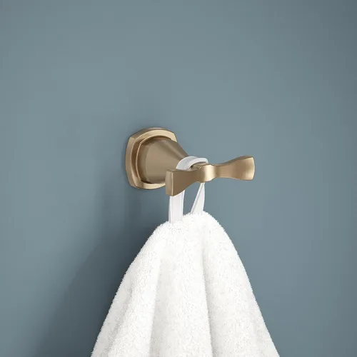 Miniatura 2 de Delta Gancho doble para toallas para baño o cocina Bronce champán Accesorios Stryke