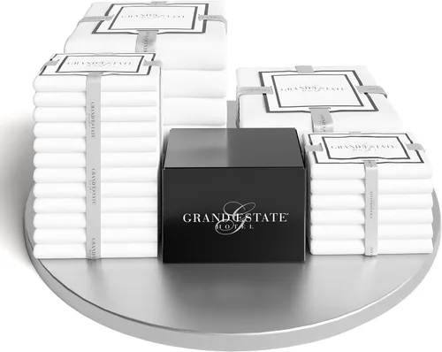 Miniatura 4 de Paquete de 3 sábanas encimeras ricas en algodón para hoteles, spas, salones, hospitales, ultra suaves y sedosas, resistentes a las arrugas