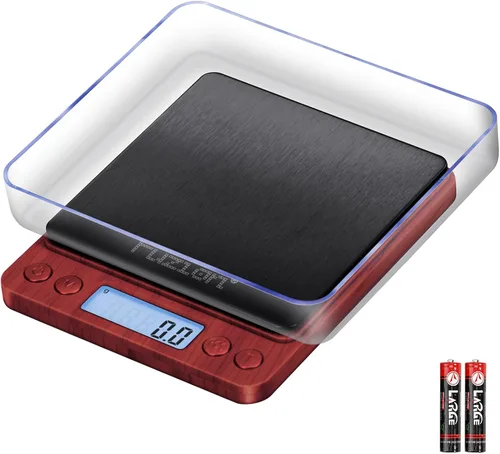 Fuzion Báscula digital de 0.03 oz de precisión, 105.82 oz (105.82 oz) Mini báscula de alimentos para hierbas, especias, joyas, oro, pequeña báscula
