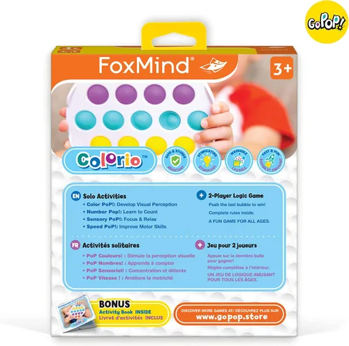 Miniatura 3 de FoxMind, Go Pop! Colorio, el juego táctil original e ingenioso.
