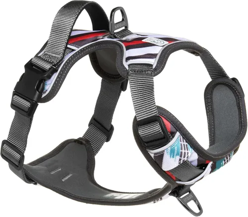 Miniatura 32 de Arnés para perro de aventura Embark, arnés para perro sin tirones con ribete reflectante para perros grandes - Nylon de grado militar, clip frontal