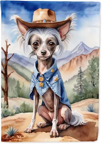 Miniatura 94 de Caroline's Treasures DAC5824GF - Bandera decorativa para jardín con texto en inglés "Affenpinscher", diseño de vaquero para jardín, jardín, jardín