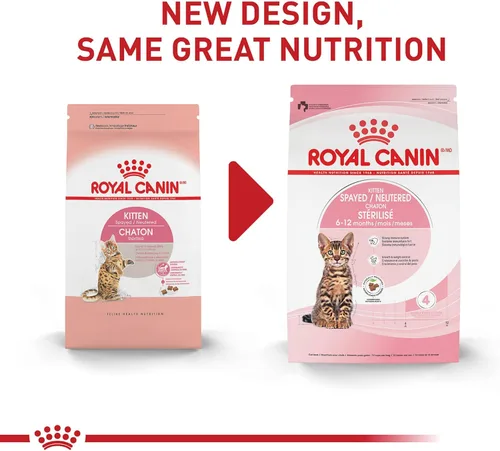 Miniatura 2 de Royal Canin Feline Health Nutrition Alimento Seco para Gatitos Esterilizados/Castrados, Bolsa de 2.5 libras