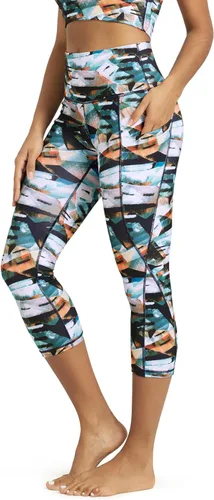 Miniatura 21 de ODODOS - Leggings capri de cintura alta para mujer con bolsillos, control de abdomen, no se transparentan, para entrenamiento atlético, running
