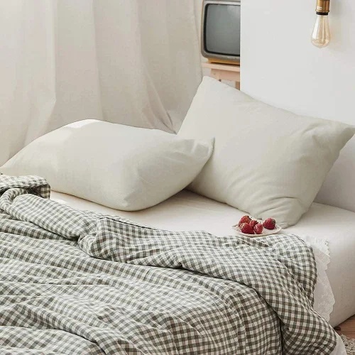 Miniatura 3 de Funda de almohada para niños pequeños de 12 x 16 pulgadas, 100% algodón egipcio con cierre de cremallera, funda de almohada para niños pequeños