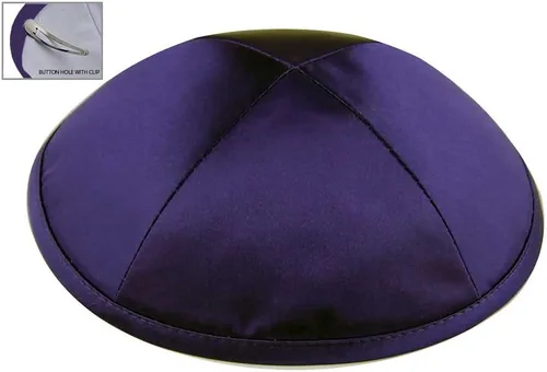 Miniatura 37 de Zion Judaica Deluxe Satin Kippot Bulk Packs Kippas o Kippa Individual Incluye Clips Kipa Gratis